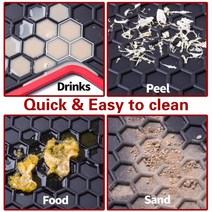 HD-Mart 자동차 고무 바닥 매트 혼다 어코드 9세대 2017-2016-2.. 정품보장, 2018-2023 Version, Black Red