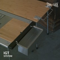 스텐럭 IGT스텐박스 하프유닛 리드트레이 행거 스노우피크 호환