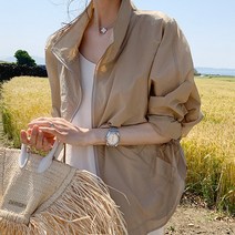 케이에비뉴 데일리 스트링 케이프 집업 점퍼