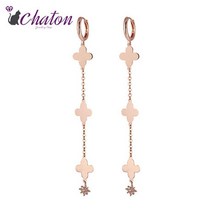 샤똥 Chaton 14K 행운이 3배! 귀걸이 S-614
