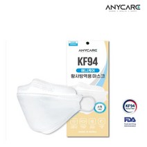 [애니케어 공식판매처] 애니케어 KF94 마스크 소형 화이트 1매