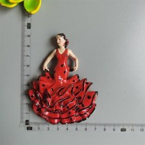스페인 냉장고 자석 톨레도 라 카텔드라 성당, Spain dancer