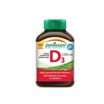캐나다 자미에슨 고함량 비타민 D3 2500 IU 365 타블렛 JAMIESON, 2개