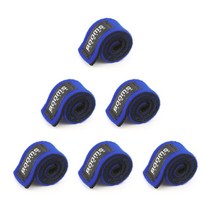 중층낚시대 내림낚시대 중국낚시대 WooBong Booms-낚시대 벨트 스트랩 홀더 타이 RS3 낚시 도구 액세서리, 04 Blue 6 Pcs