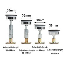 SS침대 일체형 수납 조정 가능한 스레드 헤드 보드 Stoppers 침대 프레임 Anti-Shake 도구 Bedside 텔레스, 01 45-55mm