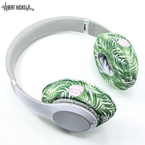 BEATKICKS 수입 피트니스 이어폰 커버 스포츠 무선 블루투스 러닝 이어폰 헤드 장착형 안티 드롭 커버, 야자수 미니 모델