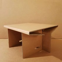 Picky Virgo 친환경 종이 가구 나혼자산다종이가구 풋스툴 42X33X22cm