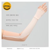 ZZJJC 남녀 아이언 암 에어 슬리브 커버 아웃도어 라이딩 아이스실크 팔토시, 연한 귤가루[부채모양]