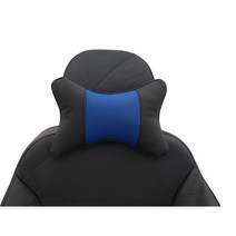 차량용목베개 자동차 차량 목받침 헤드레스트 차 의자 쿠션 목베개 목, CHINA, 파란, 1개