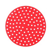 핫도그 회오리감자 전기 미니 업소용 튀김기 에어 프라이어 실리콘 베이킹 매트 기선 케이크 구운 접시 패드 에어 프라이어 라이너 과자 도구 주방 비 스틱 오븐용 접시 오일 매트, 빨간색