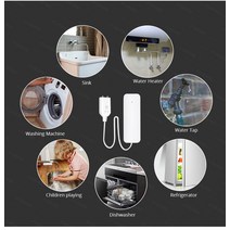 에어컨 가스 냉매 누출 누설 탐지기 감지기 벨류 측정기 휴대용 투야 그래피티 와이파이 누수 경보 침수, 한개옵션0