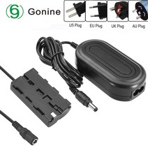 ADAPTER F550 F750 F770 F960 F970 DC 커플러 NP-F 더미 배터리 AC 전원 어댑터 HXR-NX5 HXR-NX100 PXW-Z150 NEX-FS100, 4.AU