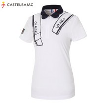 까스텔바작 까스텔바작 여성 마린 아트 포인트 반팔 티셔츠_BG9MTS720