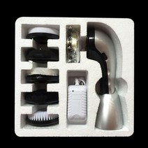 구두 신발 관리기 전기 광택기 다기능 휴대용 가죽 관리 도구 강력하고 가볍고 편리한, Silver