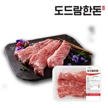 도드람한돈 등심꽃살 500g등 부위별, 등심 채썰기용 500g