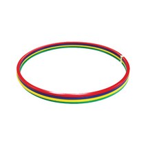 IW 리듬 체조 후프 주니어용 연습 준비물 체육시간 무용 훌라후프, 옐로우