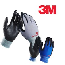 3M 슈퍼 그립 100 장갑 M 그레이, 2개
