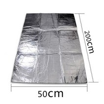 자동차 소음 차단 140x100cm 열 사운드 패드 엔진 방음 방음 단열 패드, 03 50X200cm