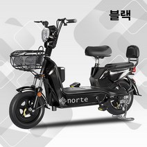 전기 자전거 전동 스쿠터 팻바이크 성인용 출퇴근 미니벨로 팻바이크, 65km, 블랙