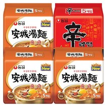 농심 안성탕면 15봉 + 신라면 5봉