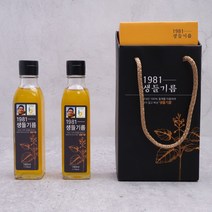 호야농장 국내산 저온압착 1981 생들기름 선물세트 180mlx2병, 1세트