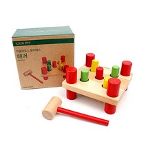 [키움하우스] 토이박스해머, 혼합 색상, 15.5 x 16 x 7.5cm