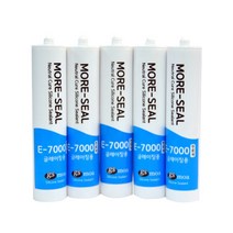 실리콘 GS모아 백색 E-7000 실란트 유리글레이징용 건축용, 1개