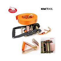 세경 오레가 자동바 깔깔이바 환봉 9.5M 화물고정 쌍기어 자동바벨트, 1개