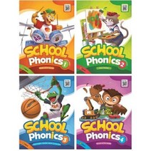 School Phonics(스쿨파닉스) 1 2 3 4 유아 영어, School phonics 1 SB