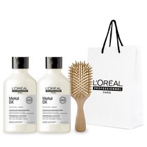 [손상염색모발용] 로레알 프로페셔널 메탈 디엑스 샴푸 300ML + 듀오 추석세트