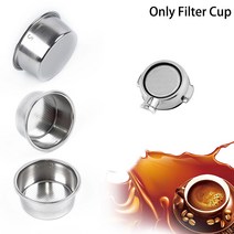 드롱기커피 51mm 비 가압 필터 바구니 Breville Delonghi Krups 차 에스프레소 메이커 액세서리 내구성, 한개옵션0
