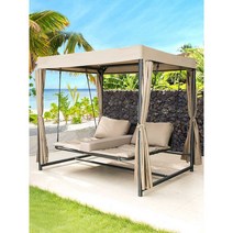 야외흔들그네 스윙베드 의자 스윙체어 흔들그네의자, 테슬린 메쉬 침대 스윙