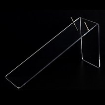 다용도 아크릴진열대 소품 신발 거치대 경사형