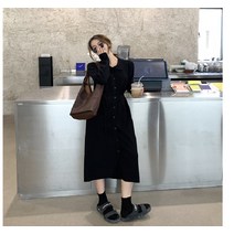 3컬러 니트 롱 원피스 루즈원피스 단추원피스 니트원피스 긴팔원피스 오피스룩 여성스러운 원피스