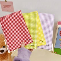 스마일 뽁뽁이 접착 에어캡 택배 안전 봉투 포장지 완충, L레드