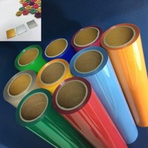 [금색 은색 반사광전사지] 롤 단위판매 (고정폭 50cm x 25m 롤) - 열전사지 열전사필름, 1.금색, 1개