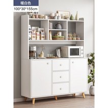 원목 그릇장 엔틱 주방 찬장 진열장 컵 빈티지 옛날 장식장, [업그레이드] 100cm 미디엄 화이트