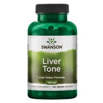 스완슨 간 톤 300mg 베지 캡슐, 120개입, 1개
