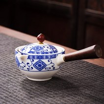 자사호 찻주전자 다기 도자기 중국 Gongfu 차 세트 휴대용 주전자 360 회전 메이커 및 인퓨저 올인원 선물 가방, P