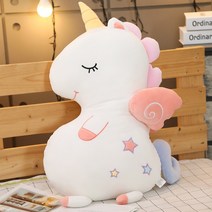 유니콘 몰랑이인형 몰랑쿠션 큰유니콘 인형, 하얀_50cm