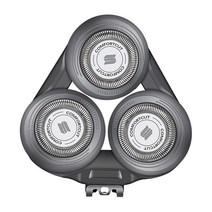 Mucjun 필립스 S5000 S5370 S5571 S5420 S5140 S5078 S5077 S5050 S5082 S5380 S5400 면도날-블랙용 교체 면도기 헤드, 블랙 + 블루(1 x 면도날)