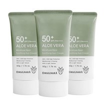 알로에 썬크림 3개 SPF50+PA++++ 자외선차단+미백+주름개선