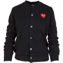 꼼데가르송 [COMME DES GARCONS] 22FW 여성 레드 와펜 가디건 블랙 AZ-N083-051-1