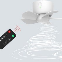 [바톤즈] USB 미니 무선 서큘레이터 실링팬 타프팬 휴대용 캠핑용 텐트용 천장형 선풍기 PDB-WMT 4000mAh 본품+파우치