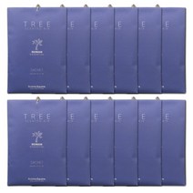 아로마스퀘어 국내생산 옷장 종이방향제(샤쉐) 12개 묶음-로만, 20g