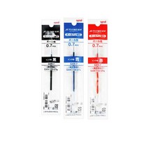 유니 제트스트림 단색 볼펜 리필심 10개 SXR-38 SXR-5 SXR-7 SXR-10 FOR SXN-150 (볼펜 미포함), 단색볼펜 리필 0.7 청 10개