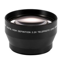 광각렌즈 Lightdow67mm 2.2x 망원 렌즈 캐논 EOS 550D 600D 650D 700D 60D 70D 18135mm 니콘 18105mm