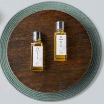 [친절한박서방] 청년농부가 직접 짠 100％ 국산 참기름 들기름 100ml x 2 세트