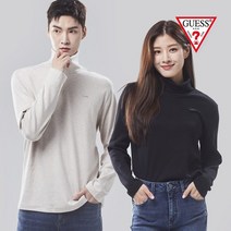 게스 게스 유니 후라이스 스판 터틀넥 티셔츠 NM3K0362