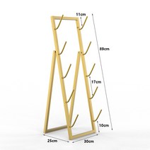 스케이트보드거치대 매장 진열대 롱보드 크루즈 걸이 거치대, 골든 5 레이어 (30x25x89CM)